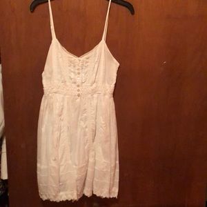 White Spaghetti Strap Dress
